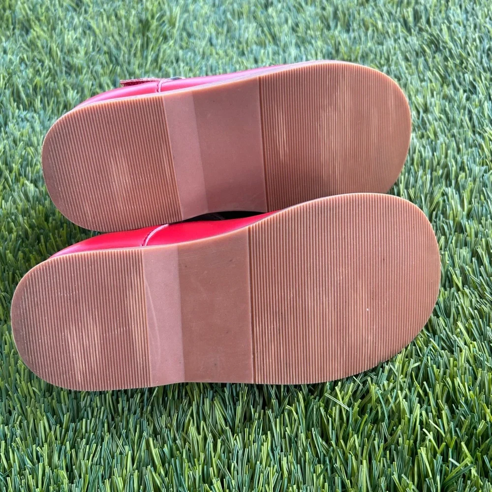 Elegant Red Kids Dress Shoes
